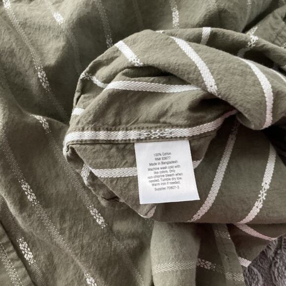 Mutual Weave Mens Shirt Size 2XL Green Short Sleeve Button Down Casual - Picture 10 of 10